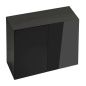Preview: AQUAEL GLOSSY 150 UNTERSCHRANK (Black)