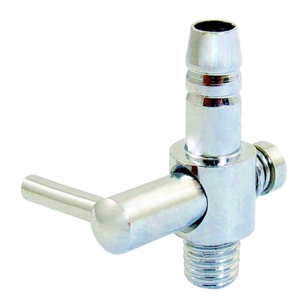 LUFTHAHN 1-FACH AUS METAL MIT 1/4" GEWINDE