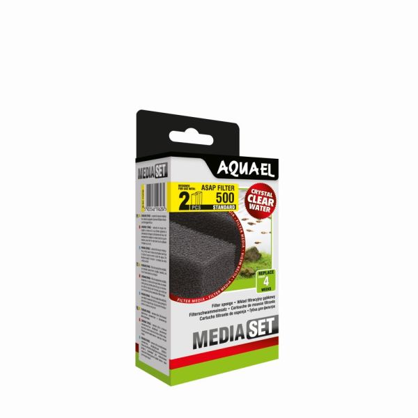 AQUAEL ASAP 500 FILTERSCHWAMM (Standard) 2er Pack