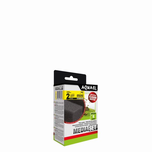 AQUAEL PAT MINI FILTERSCHWAMM (Standart) 2er Pack