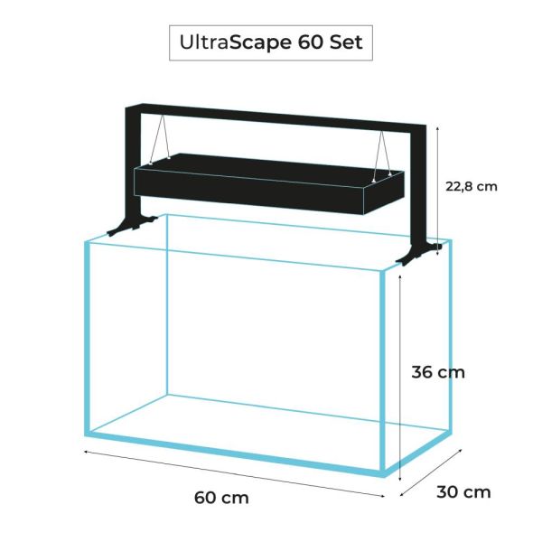 AQUAEL ULTRASCAPE 60 FOREST (60x30x36cm / 65l)