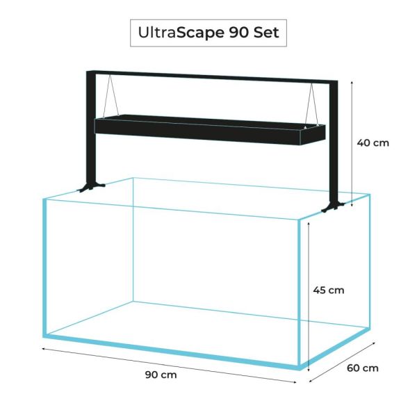 AQUAEL ULTRASCAPE 90 FOREST (90x60x45cm / 243l)