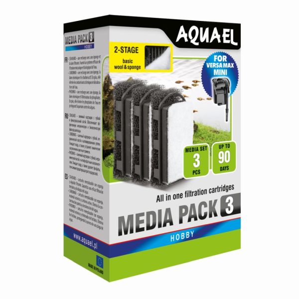 AQUAEL VERSAMAX FZN MINI FILTEREINSATZ (Standard) 3er Pack