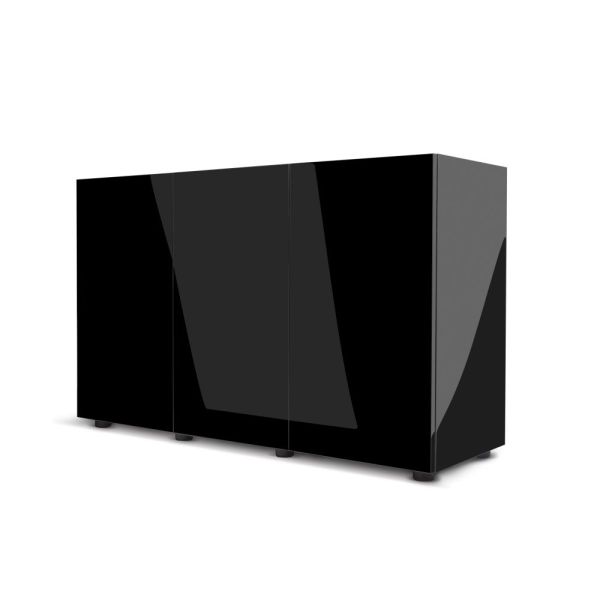 Preview: AQUAEL GLOSSY 120 UNTERSCHRANK (Black)