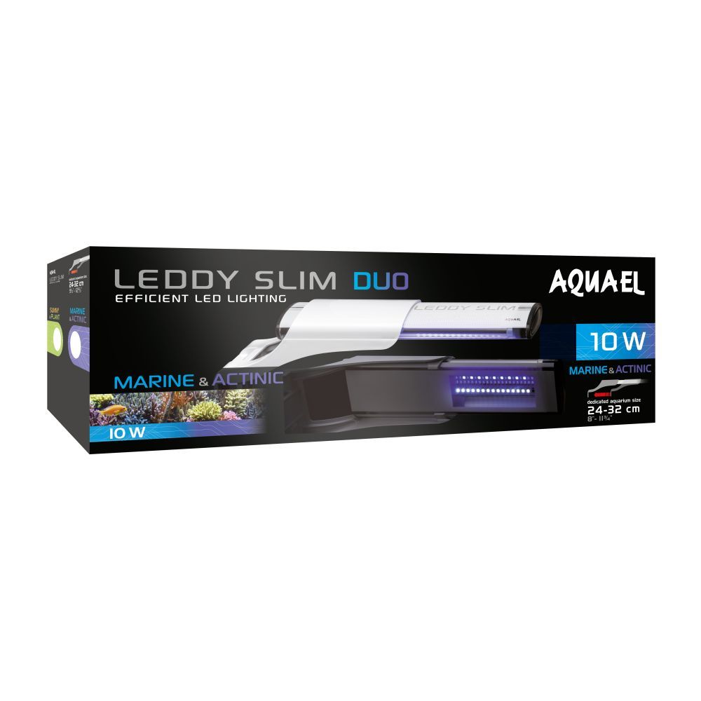 AQUAEL LEDDY SLIM DUO MARINE/ACTINIC 10W (White)
