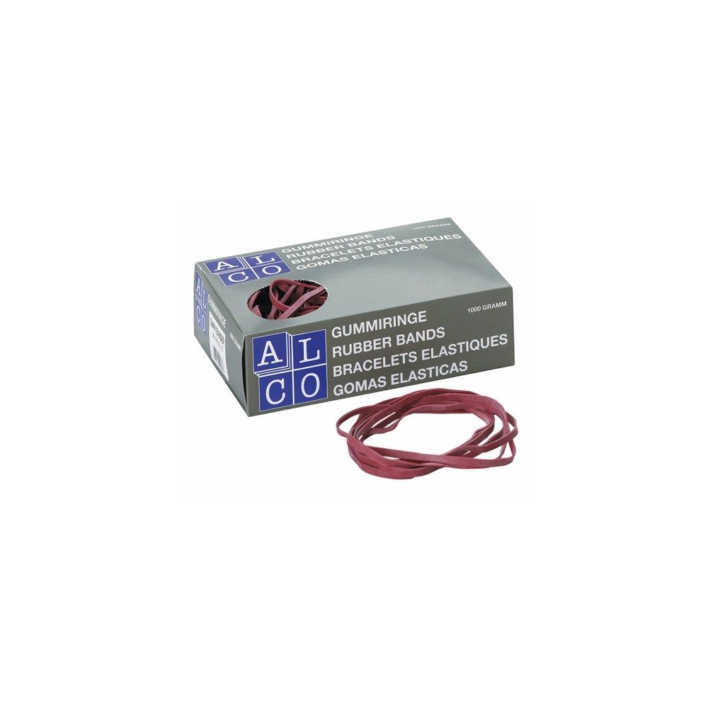 GUMMIBÄNDER 1KG ROT 50mm