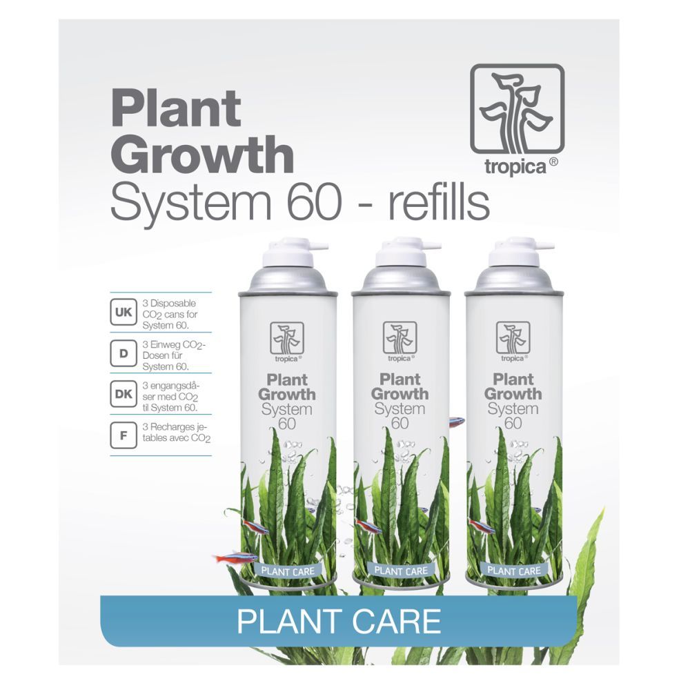 TROPICA PLANT GROWTH SYSTEM 60 NACHFÜLLDOSEN (3er Pack)